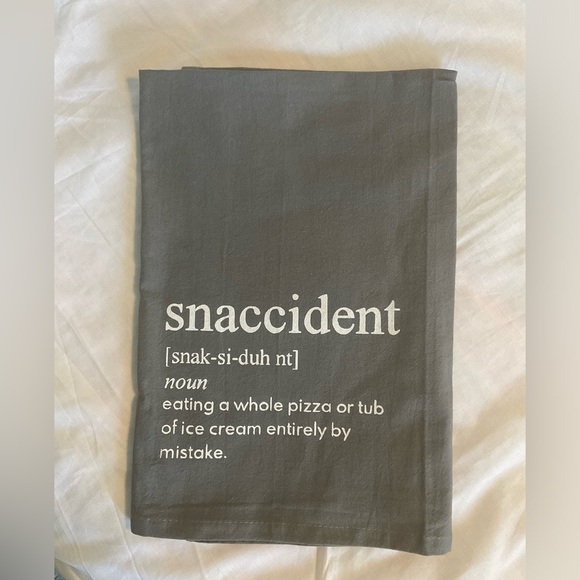 Tea Towel - SNACCIDENT DEFINITION - Picture 2 of 2